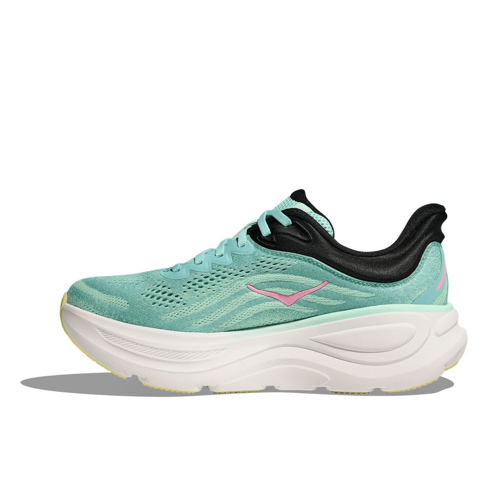 HOKA Women's Bondi 9 Blue Spark/Mint Flourite Running Shoes - 1162012-BTF