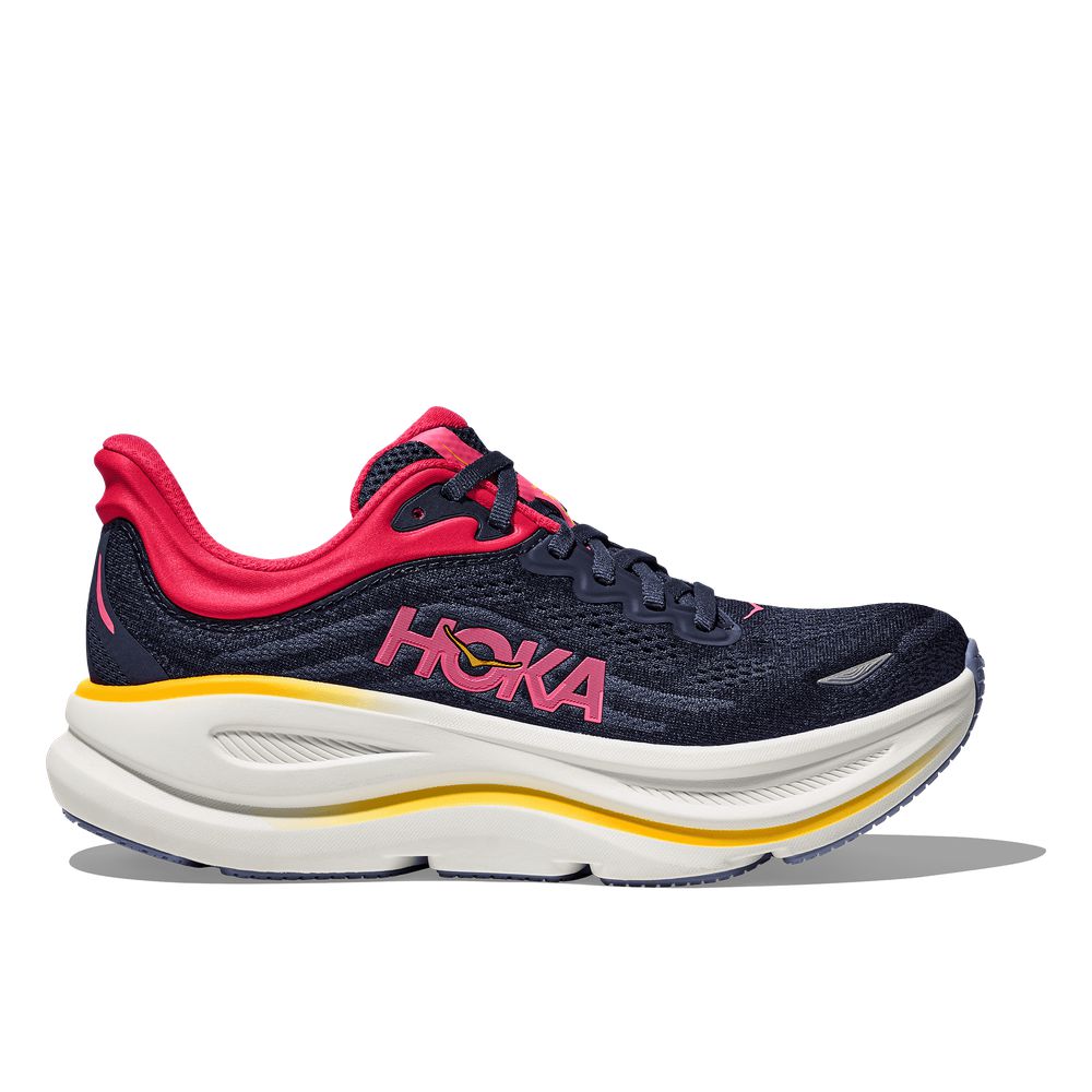 HOKA Women's Bondi 9 Varsity Navy/Nautical Dusk Running Shoes - 1162012-VLD