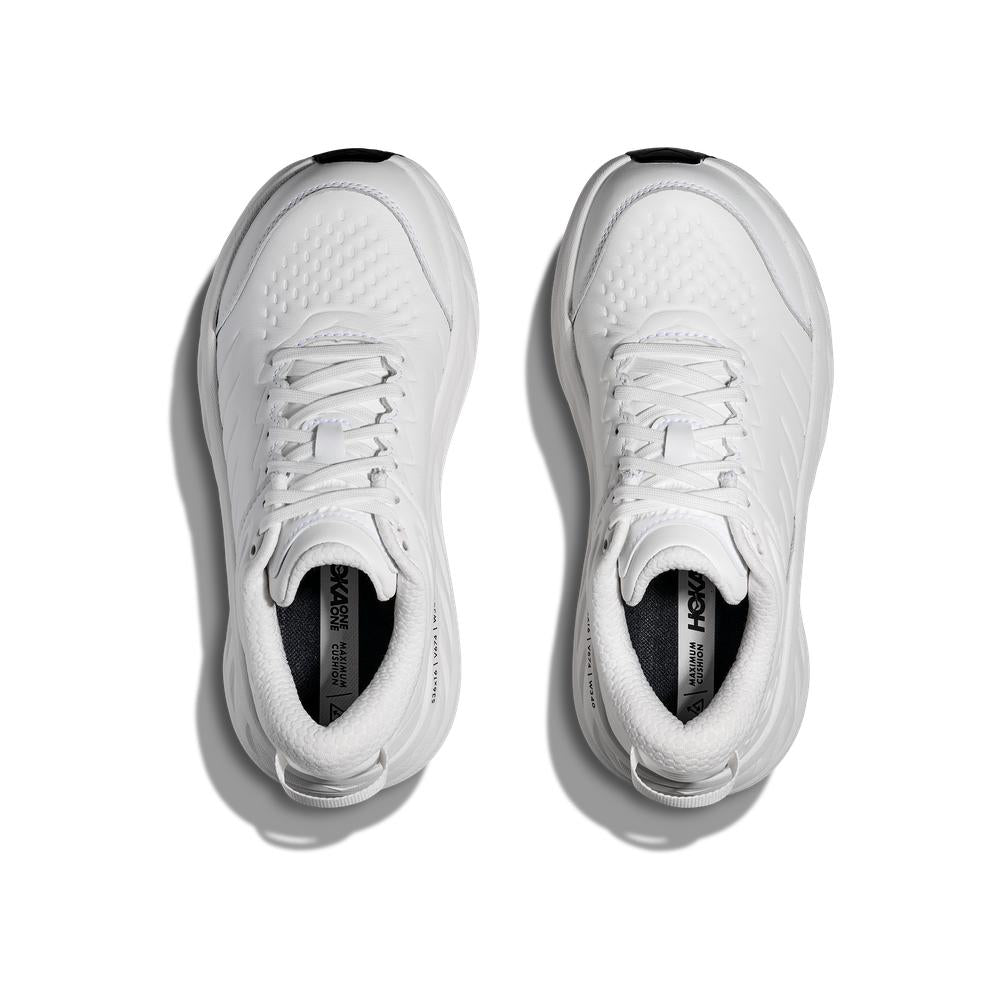 Hoka Bondi SR | Frost/Frost | Women's Slip-Resistant Walking Shoes