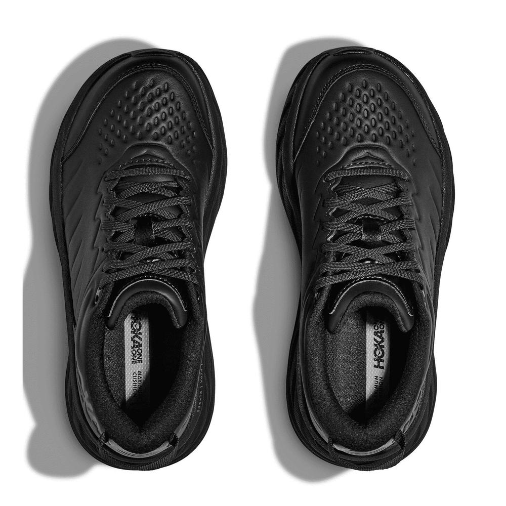 Hoka Bondi SR | Black/Black | Women's Slip-Resistant Walking