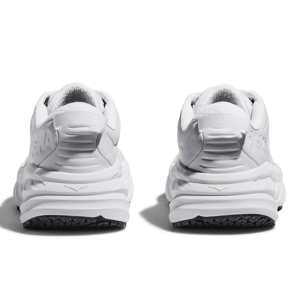 Hoka Bondi SR | White/White | Women's Slip-Resistant Walking Shoes