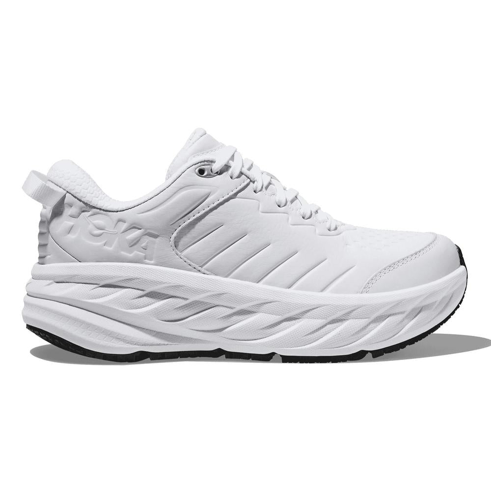 Hoka Bondi SR | White/White | Women's Slip-Resistant Walking Shoes