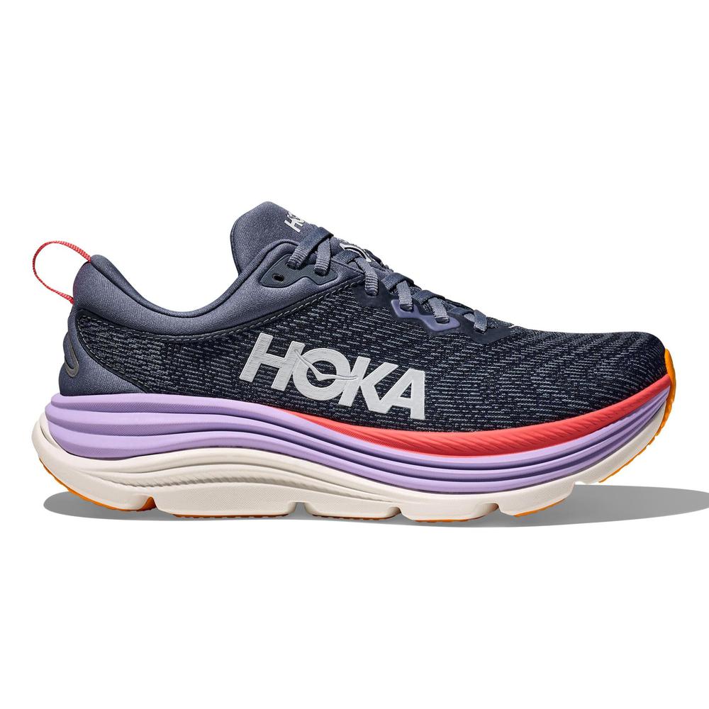 HOKA Women's Gaviota 5 - ANCHOR / GRAPEFRUIT - 1134235-ARP