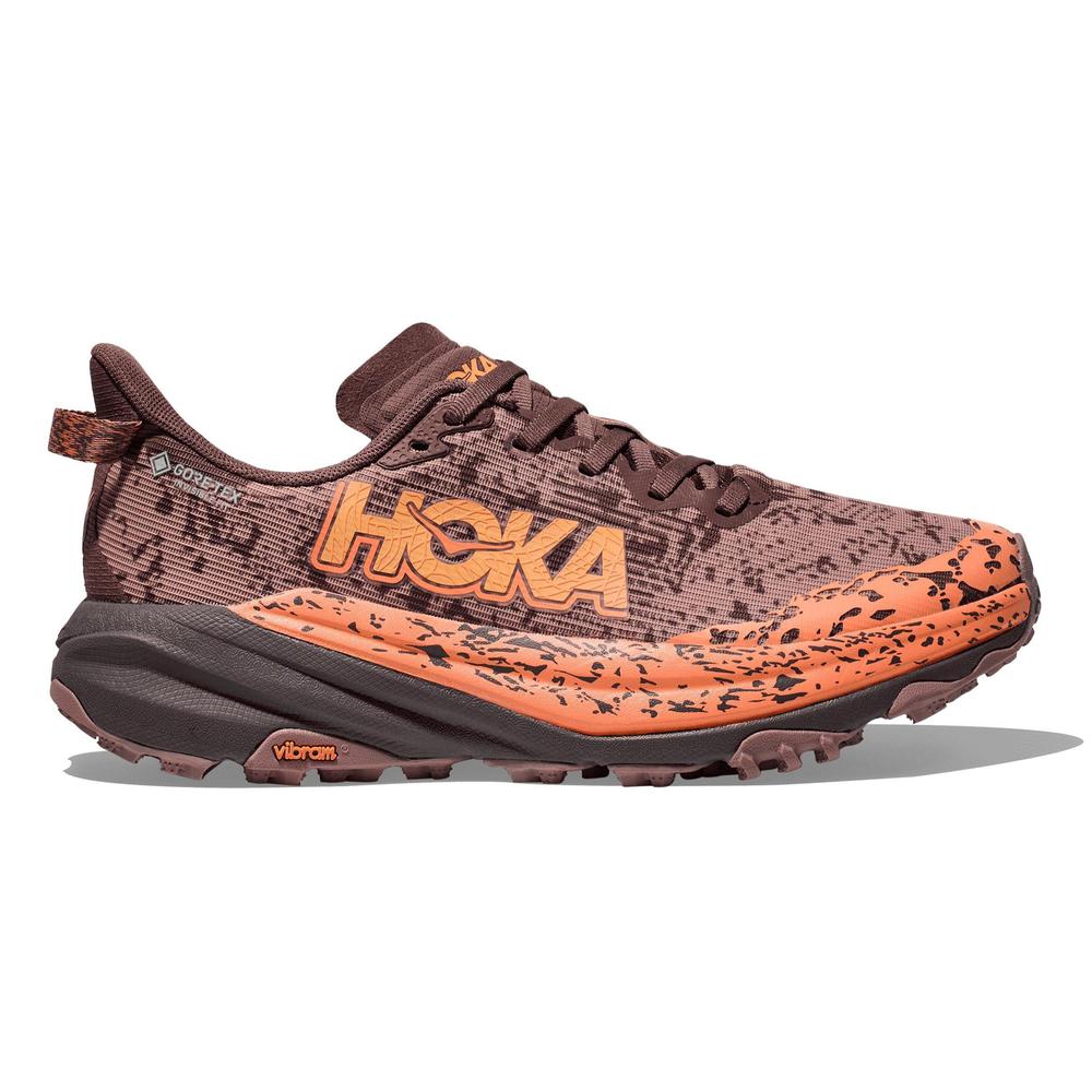 HOKA Women's Speedgoat 6 GTX - Smoky Quartz/Quartzite - 1155151-SZQ