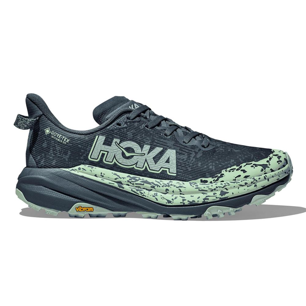 HOKA Women's Speedgoat 6 GTX - Thunder Cloud/Mint Flourite - 1155151-TFL