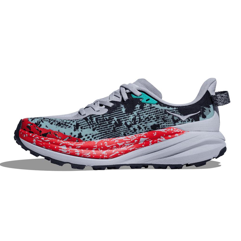 HOKA Women's Speedgoat 6 - Gull/Stormy Skies - 1147811-GKS