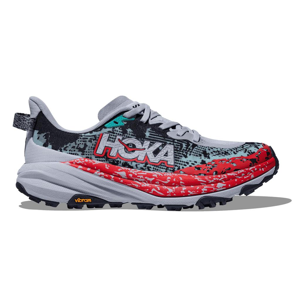 HOKA Women's Speedgoat 6 - Gull/Stormy Skies - 1147811-GKS