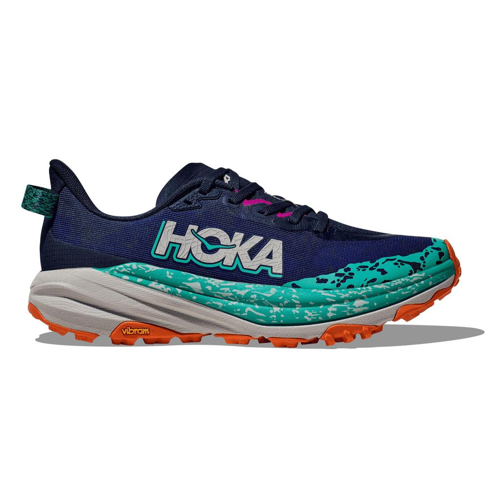 HOKA Women's Speedgoat 6 - Midnight/Meteor - 1147811-VYM