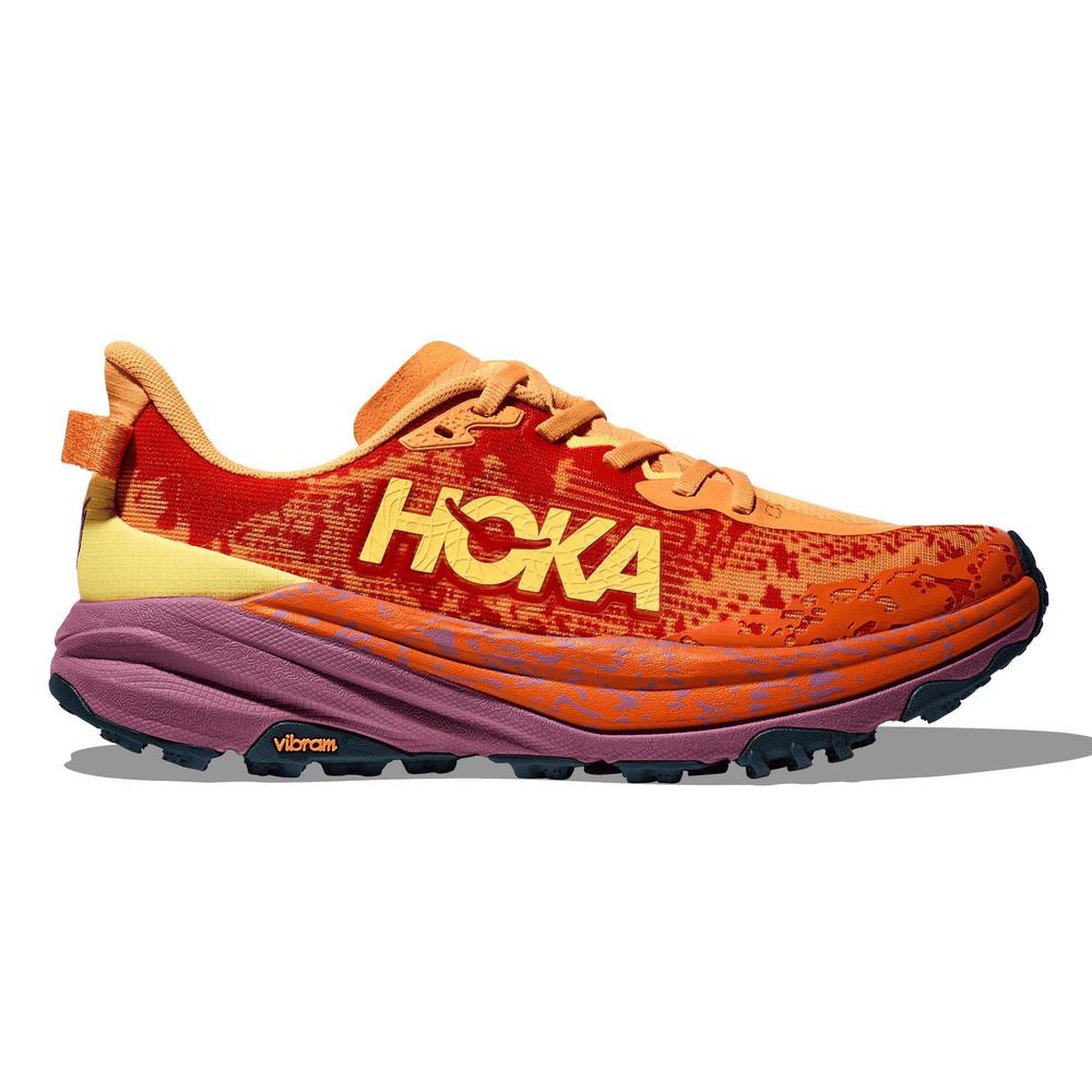HOKA Women's Speedgoat 6 - Sherbet/Beet Root - 1147811-SRBT