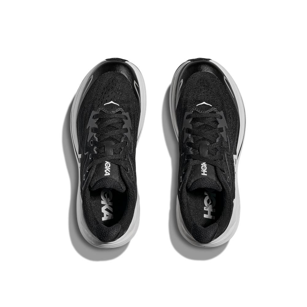 HOKA Clifton 10 | Black/White | Youth Running and Walking  display picture 2