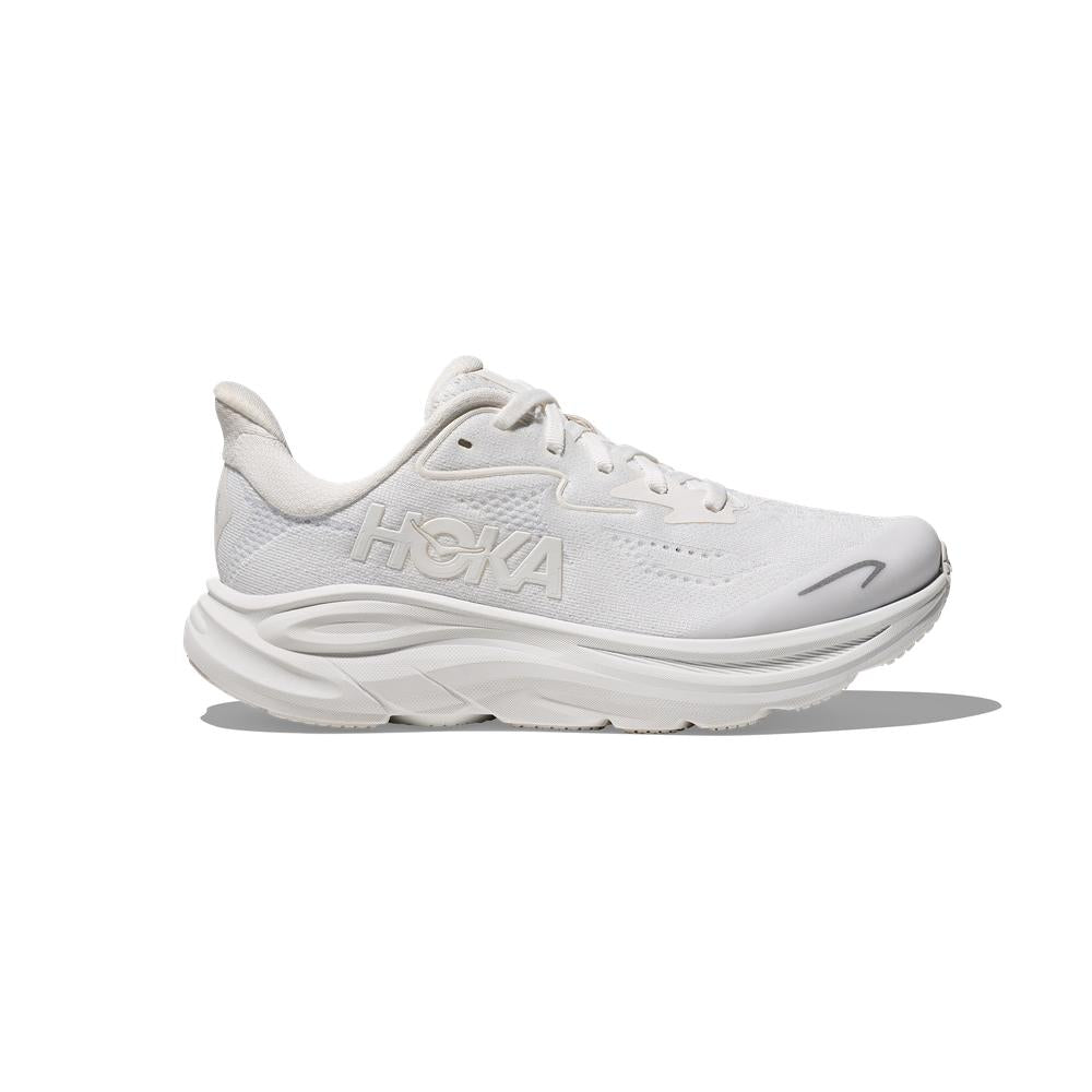 HOKA CLIFTON10 ホワイト スニーカー HOKA Clifton 10 | White/White | Youth Running and Walking Shoe
