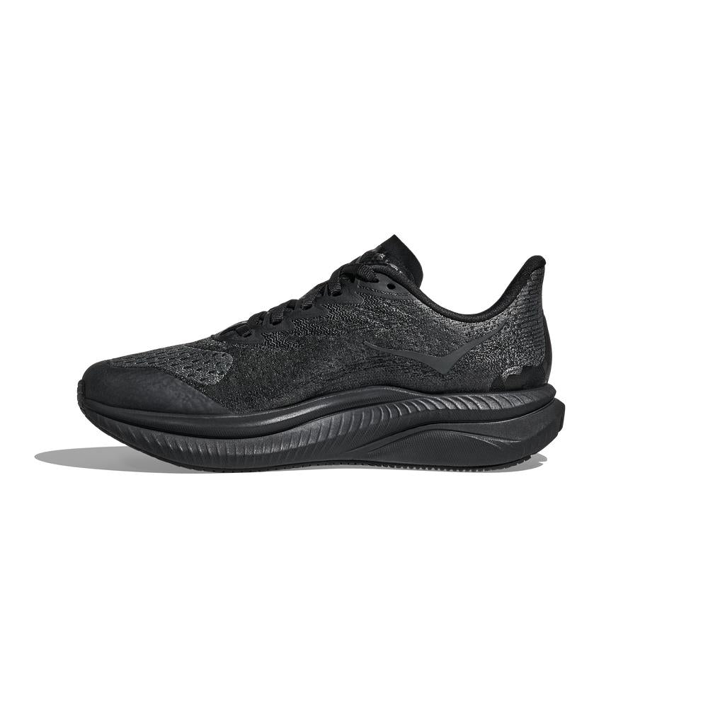 未使用 hoka mach 6 26センチ　マッハ　ランニング　ブラック　2E HOKA Mach 6 | Black/Black | Youth Running and Walking Shoe