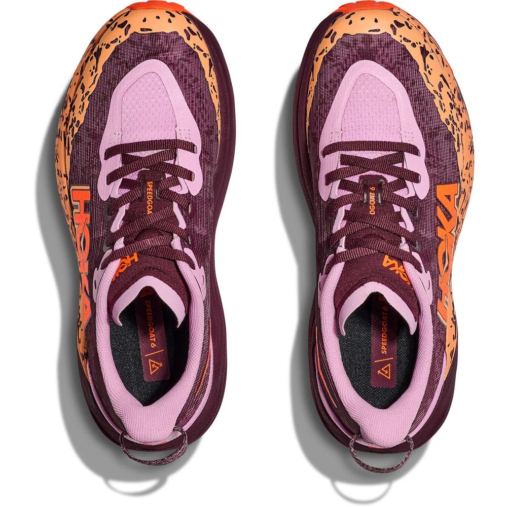 HOKA Speedgoat 6 | Flower Nectar/Neon Tangering | Youth Running