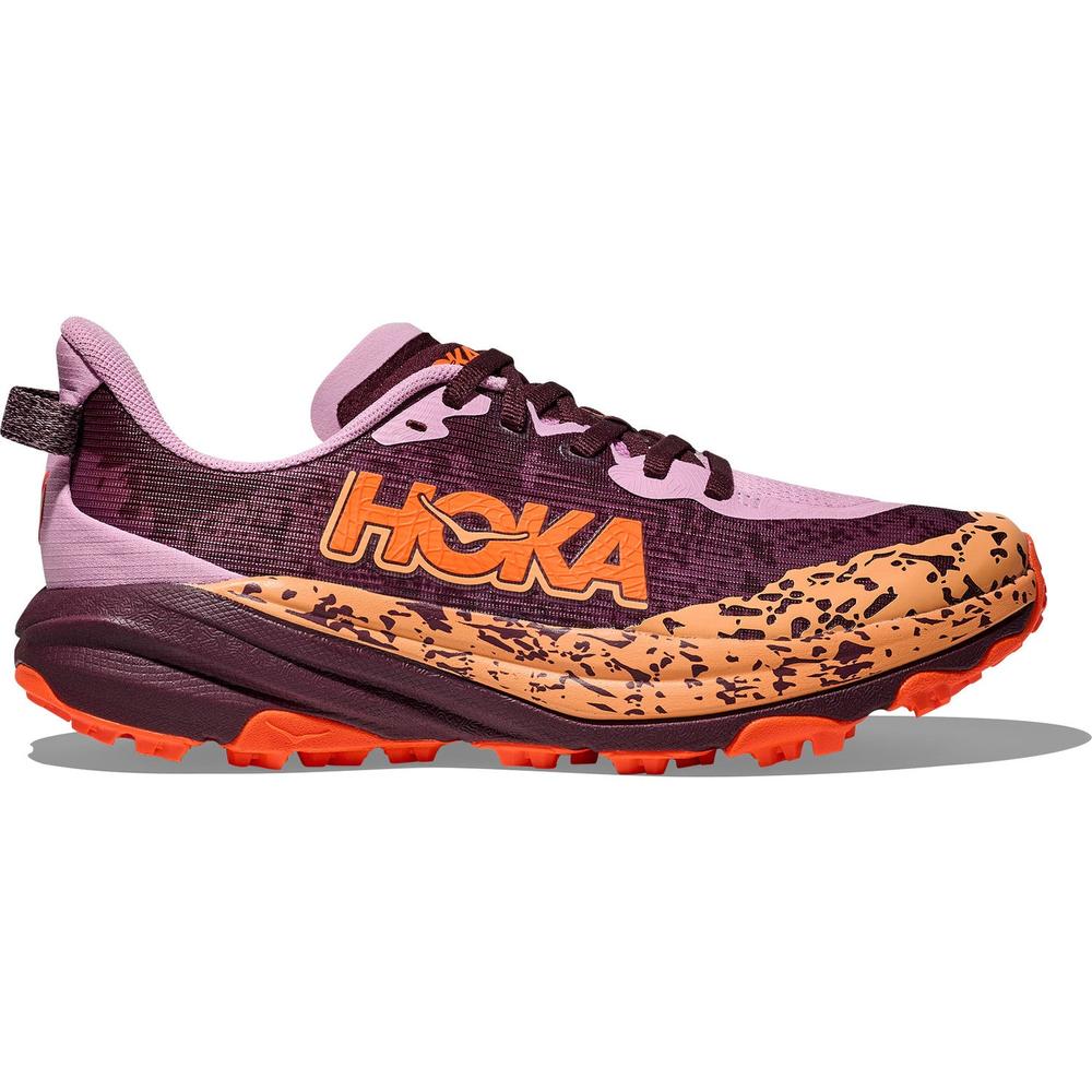 HOKA Speedgoat 6 | Flower Nectar/Neon Tangering | Youth Running