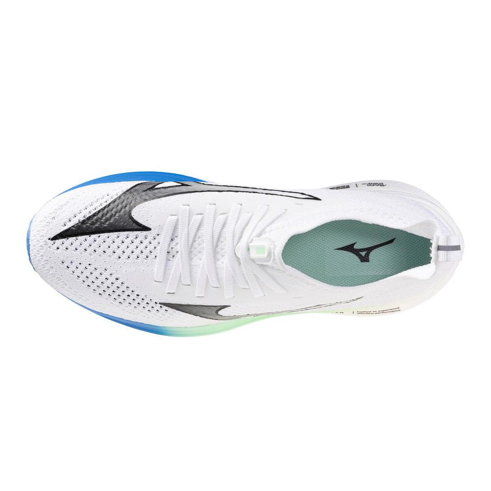 NEW MIZUNO mens neo zen running shoes in white/frontier blue Mizuno Neo Zen Review | Fleet Feet main image 4