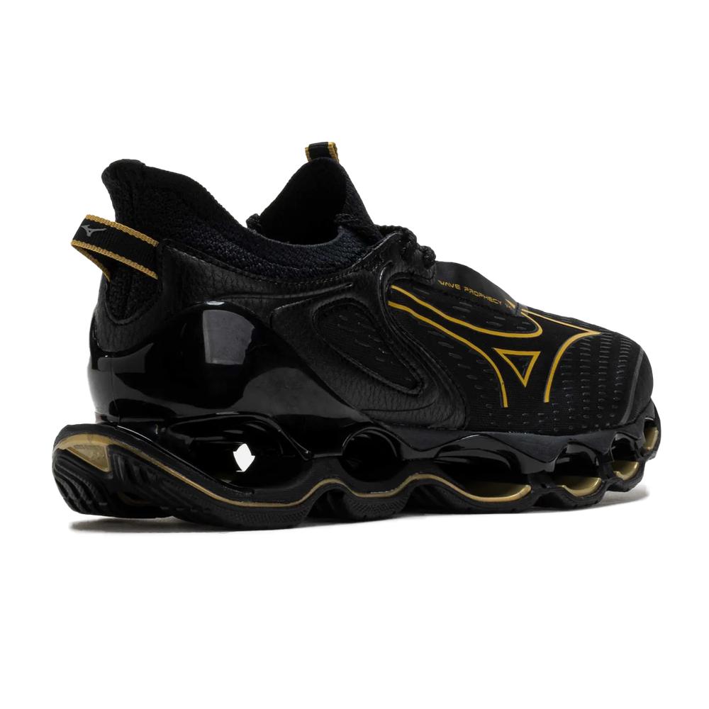 Mizuno Wave Prophecy 14 | Black/Gold| Men's High-Cushion