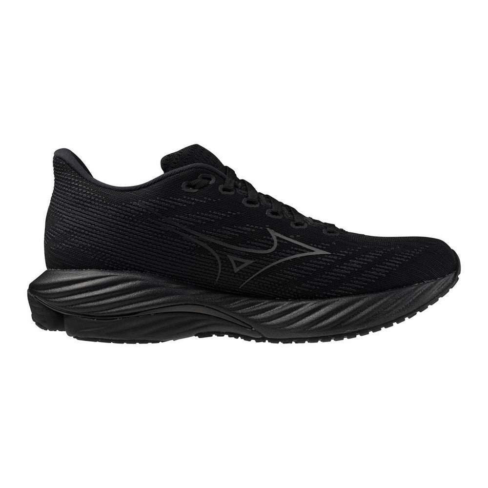 MIZUNO Men's Wave Rider 28, Black-Quiet Shade - 411456.909I.070