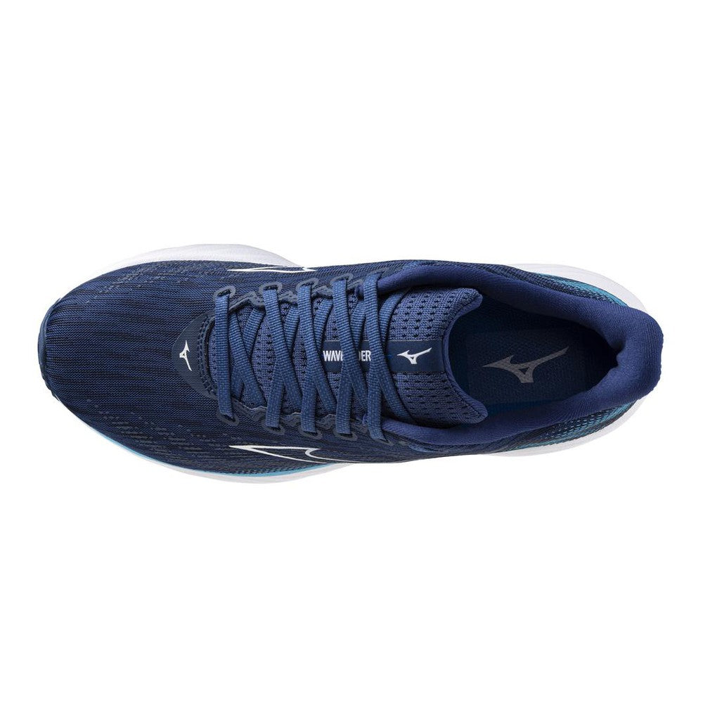 Mizuno Wave Rider 28 | Estate Blue/White | Men's Neutral Running