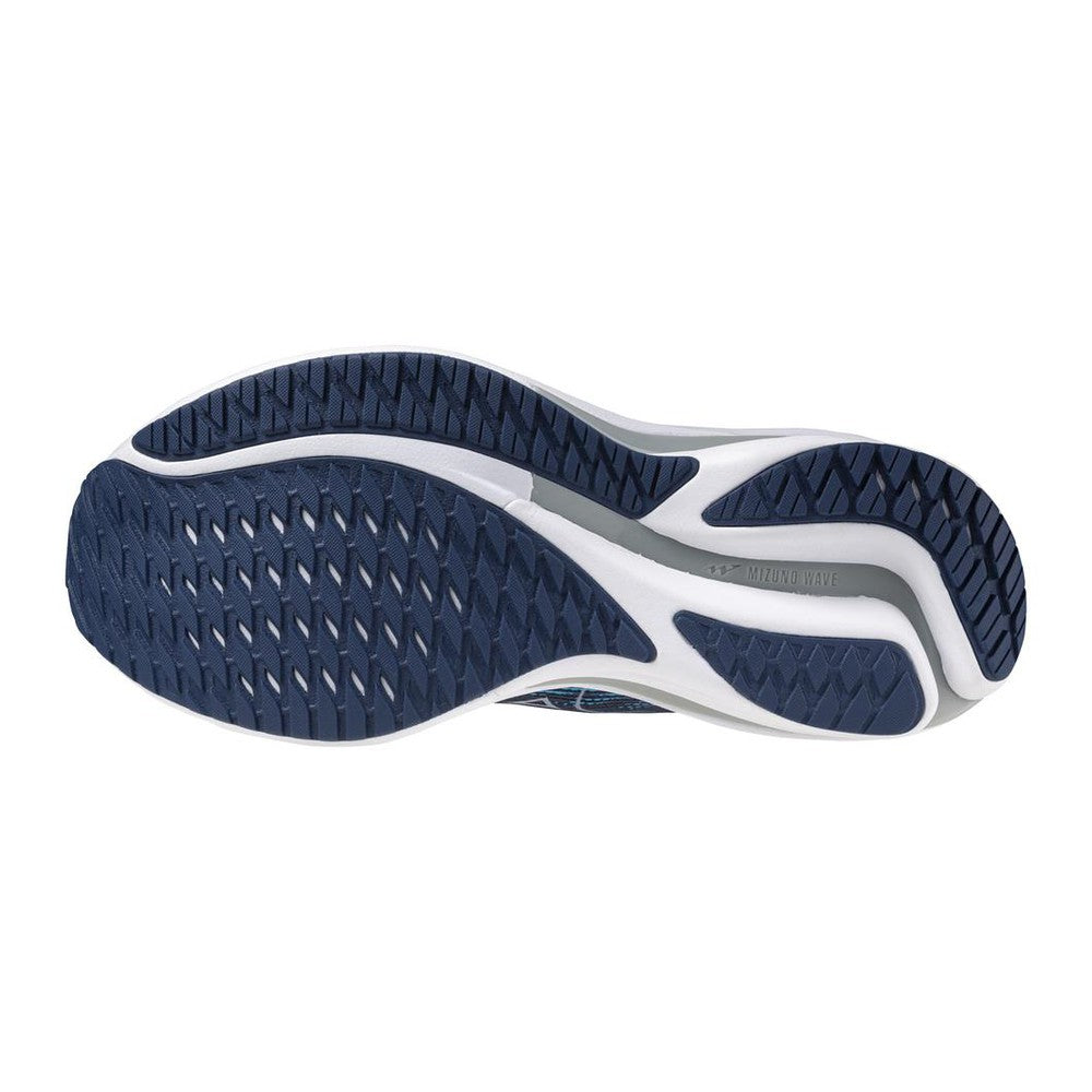 Mizuno Wave Rider 28 Running Shoes Men’a 10 Estate Blue/White Athletic Mizuno Wave Rider 28 | Estate Blue/White | Men main image 3