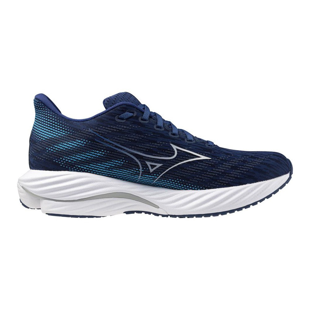 MIZUNO Men's Wave Rider 28, Estate Blue-White - 411456.5Y00.070