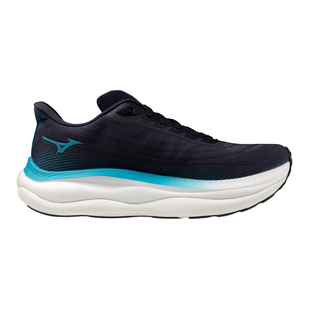 NEW MIZUNO men\'s mizuno wave sky 9 running shoes in mercury/baritone Mizuno Men main image 3