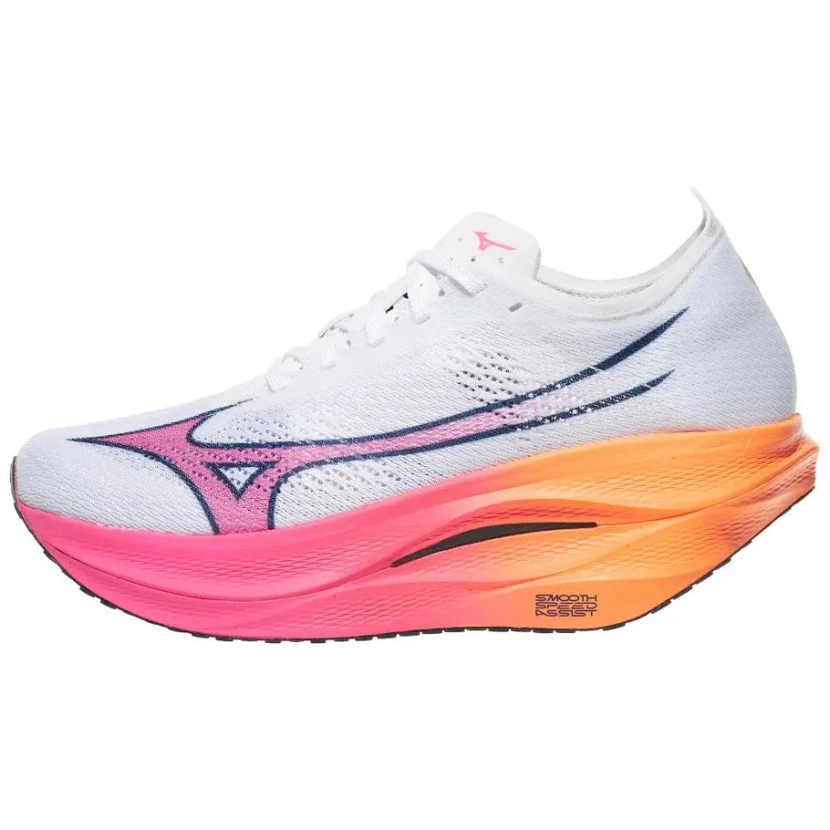 MIZUNO U WAVE REBELLION PRO 3 HANABI -, WHITE-TANG ORANGE - 411515.0026