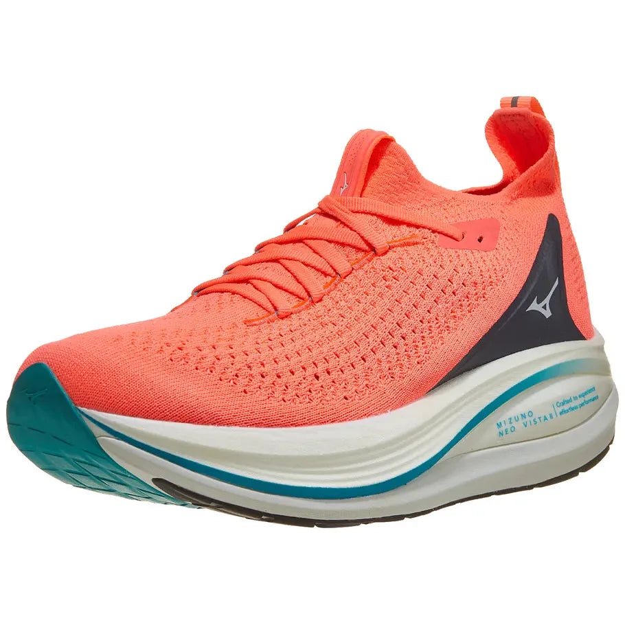 Mizuno Neo Vista 2 | Striking Coral/White | Unisex Cushioned
