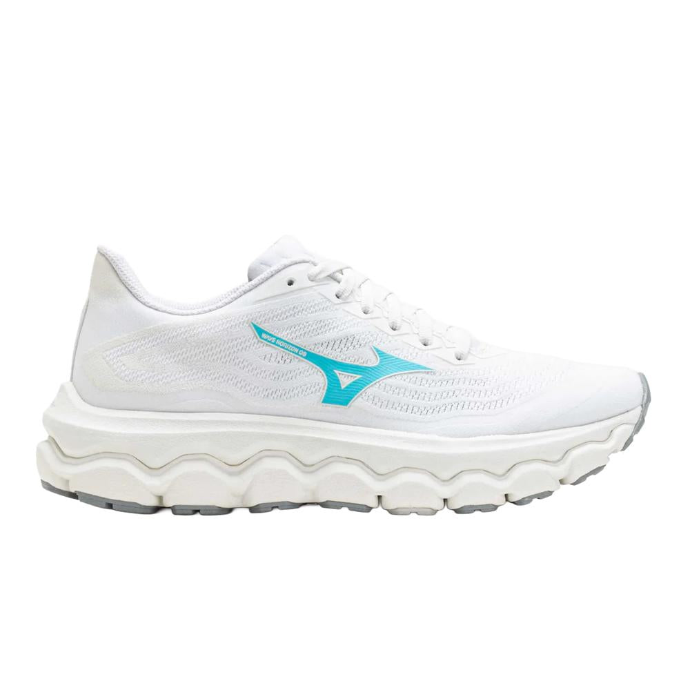 (取寄) ミズノ レディース ウェーブ ホライゾン 8 Mizuno women Wave Horizon 8 White/Tangr Turquoise Mizuno Wave Horizon 8 |White/Tanager Turquise | Women's Running
