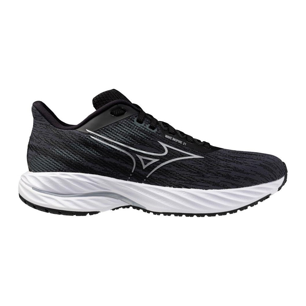 MIZUNO Women's Wave Inspire 21, Black-Silver - 411491.9073.060