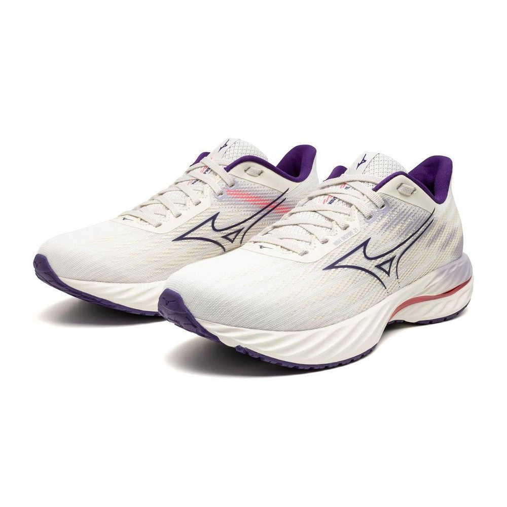 Mizuno Wave Inspire 21 | White/Vintage Indigo | Women's Stability
