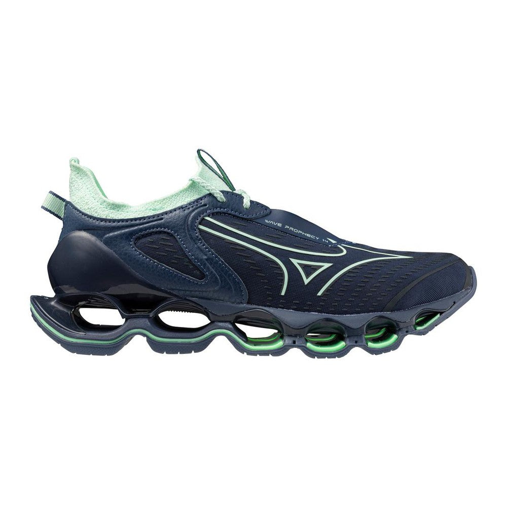 MIZUNO Women's Wave Prophecy 14, Vintage Indigo-Bay - 411505.8Z59.060
