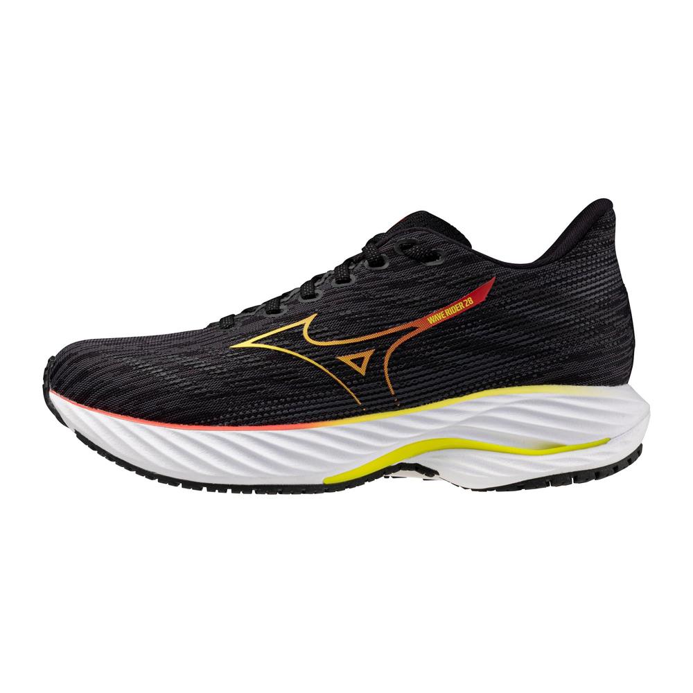 (取寄) ミズノ レディース ウェーブ ライダー 28 Mizuno women Wave Rider 28 Black/Evening Primrose Mizuno Wave Rider 28 | Black/Evening Primrose | Women's Neutral