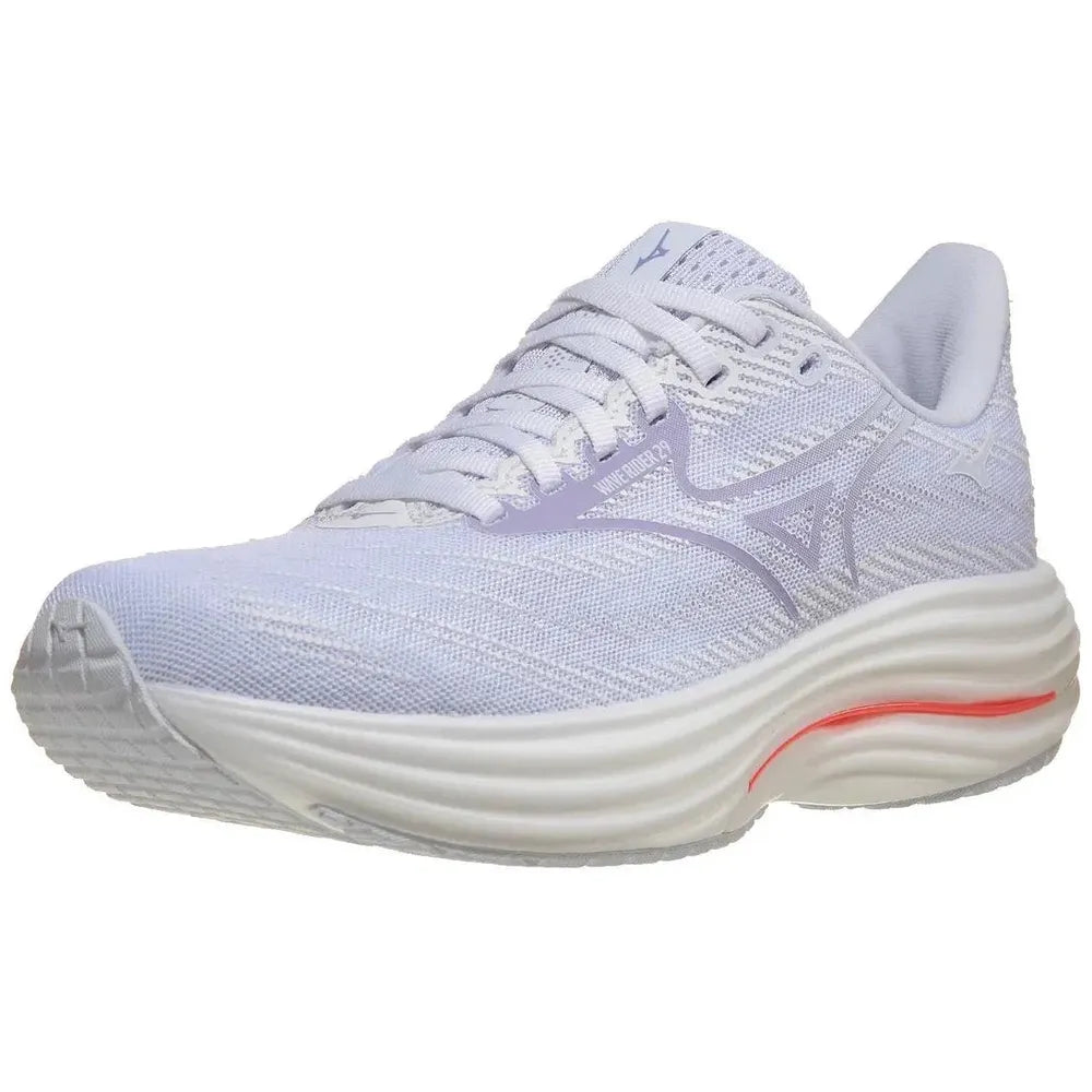 MIZUNO Women's Wave Rider 29 - WHITE-ICELANDIC BLUE - 411535.00IB