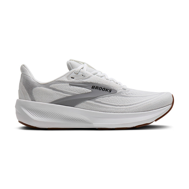 1104992E135 | right | Image of Brooks Men's Revel 9 shoe in White / Grey / Black