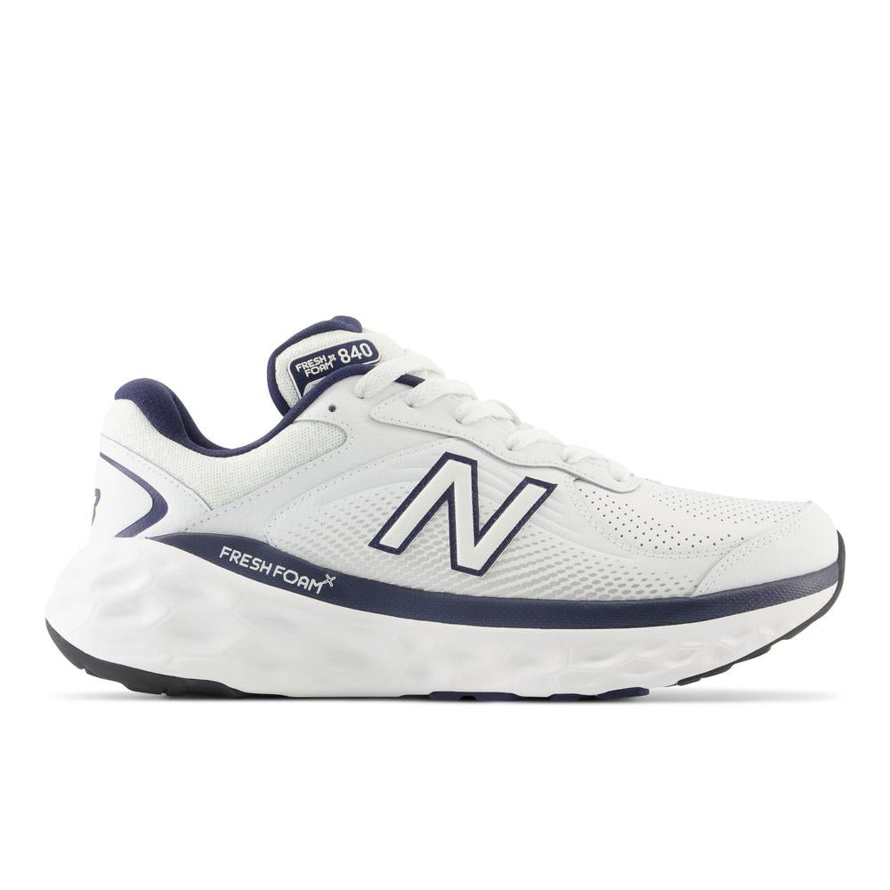 NEW BALANCE M Fresh Foam X 840F - WHITE/TEAM NAVY - MW840FW1