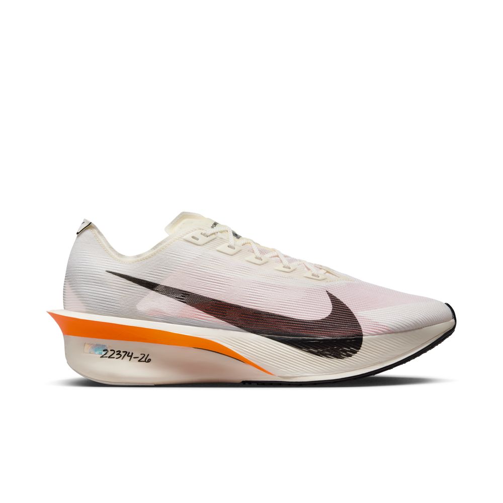 NIKE Men's Vaporfly 4 Proto - Sail/Black/Total Orange/White - HF6413-100