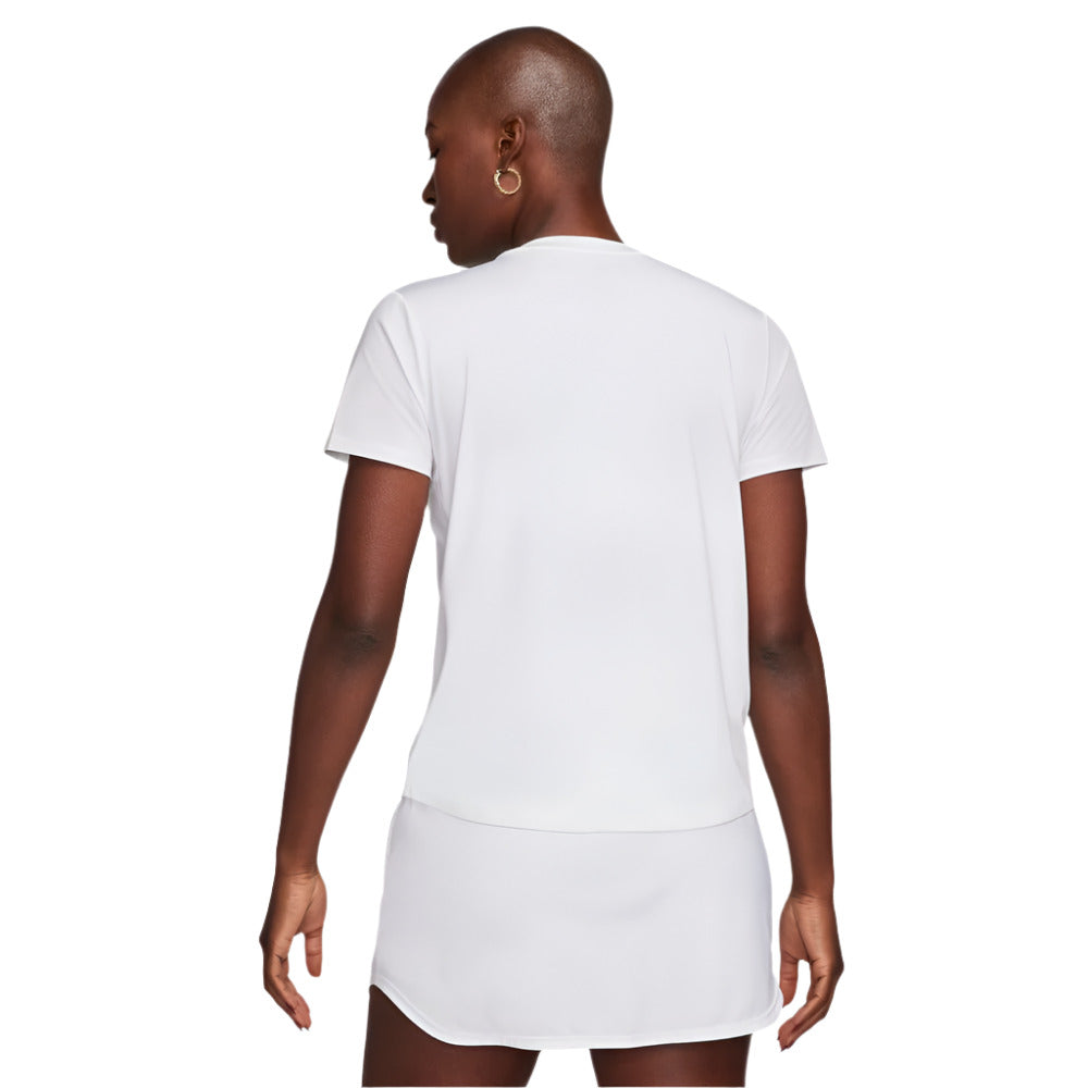NIKE Women's One Classic Short Sleeve - White - FN2798-100