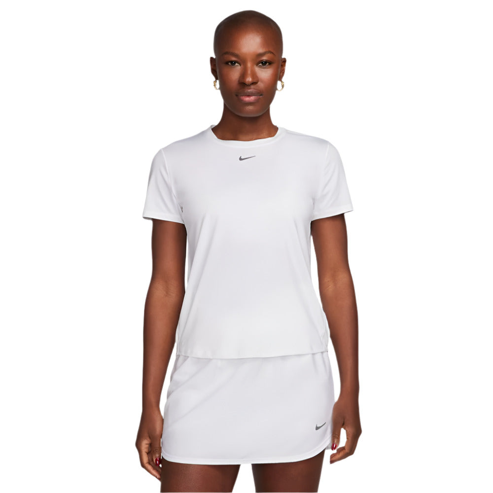 NIKE Women's One Classic Short Sleeve - White - FN2798-100