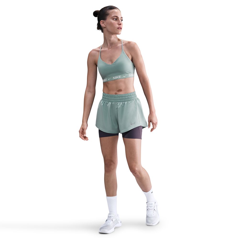 NIKE Women's One Dri-FIT Mid-Rise 3" Brief-Lined Short - DX6010-017
