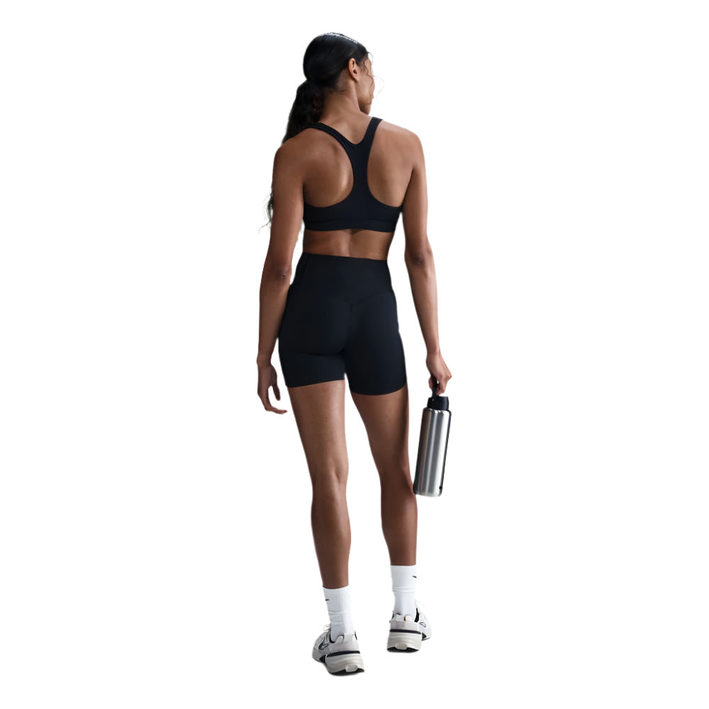 NIKE Women's Universa Biker Short - Black-Anthracite-DK Smoke Grey - HQ6832-010