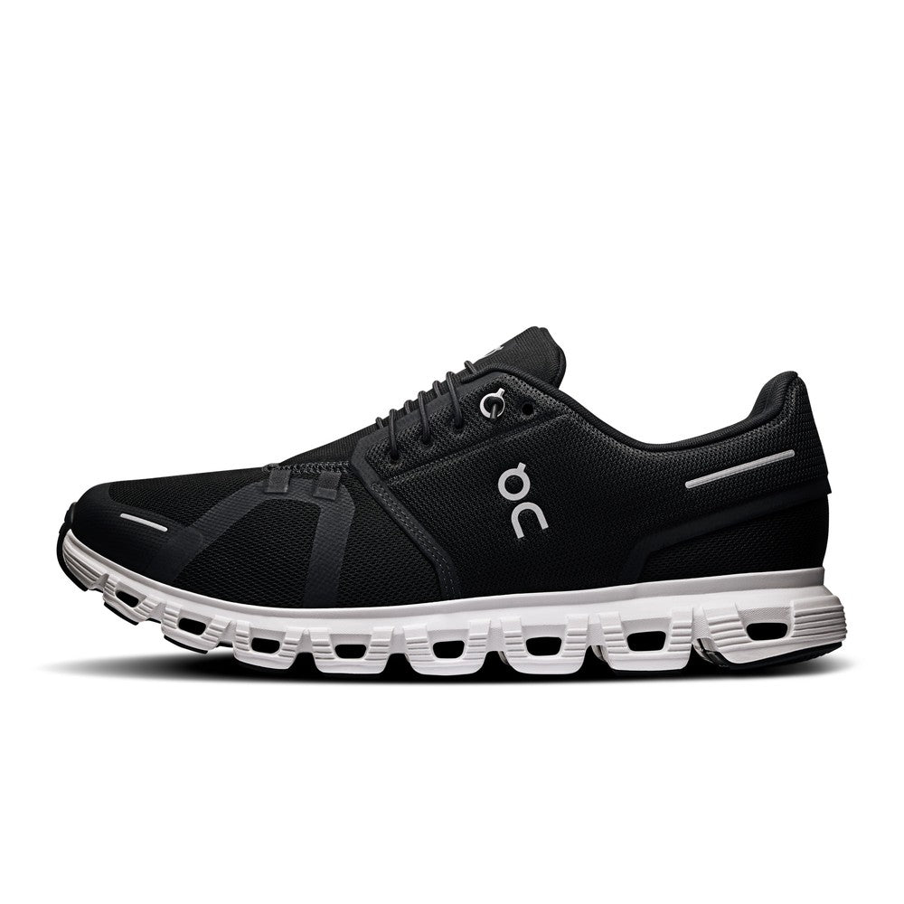On Cloud 6 | Black/White | Men's Everyday Running Shoes