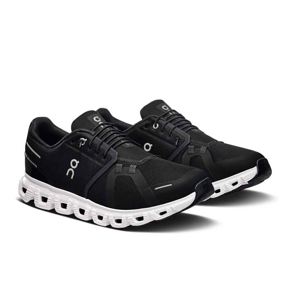 On Cloud 6 | Black/White | Men's Everyday Running Shoes – Athletic