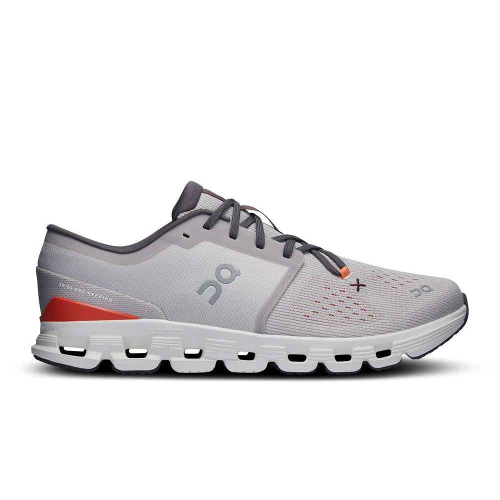 ON Men's Cloud X 4 - Silver-Flame - 3ME30042905