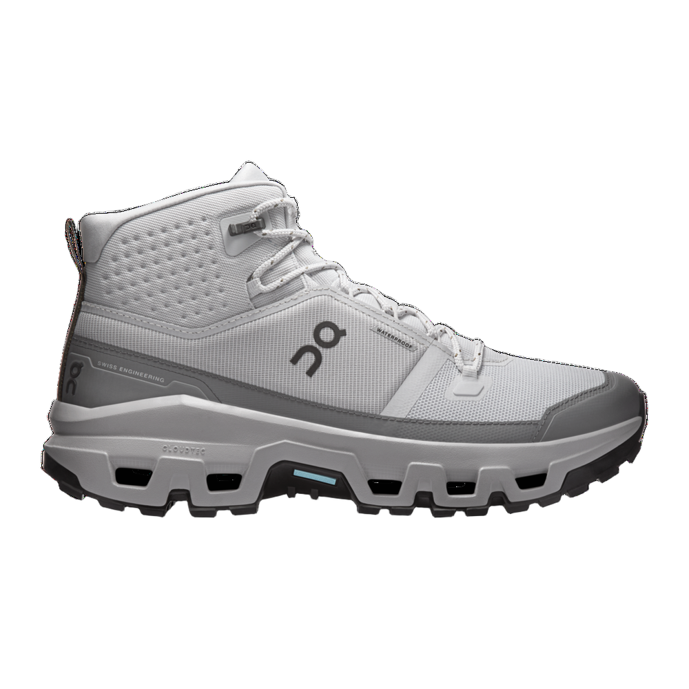 NEW On Cloudrock Trek WP Waterproof Hiking Boots Shoe Mens 12 Ash Fog Men main image 2