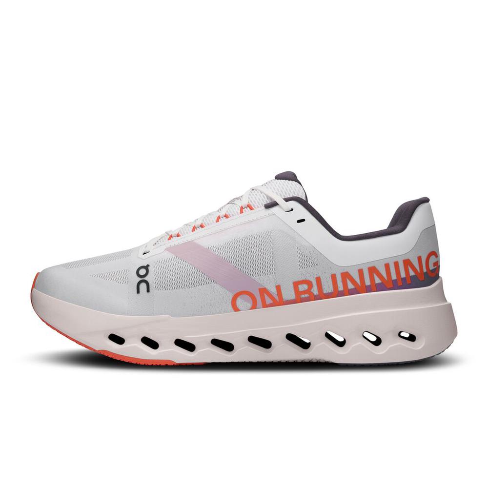 ON Men's Cloudsurfer Next - White-Flame - 3ME30020256