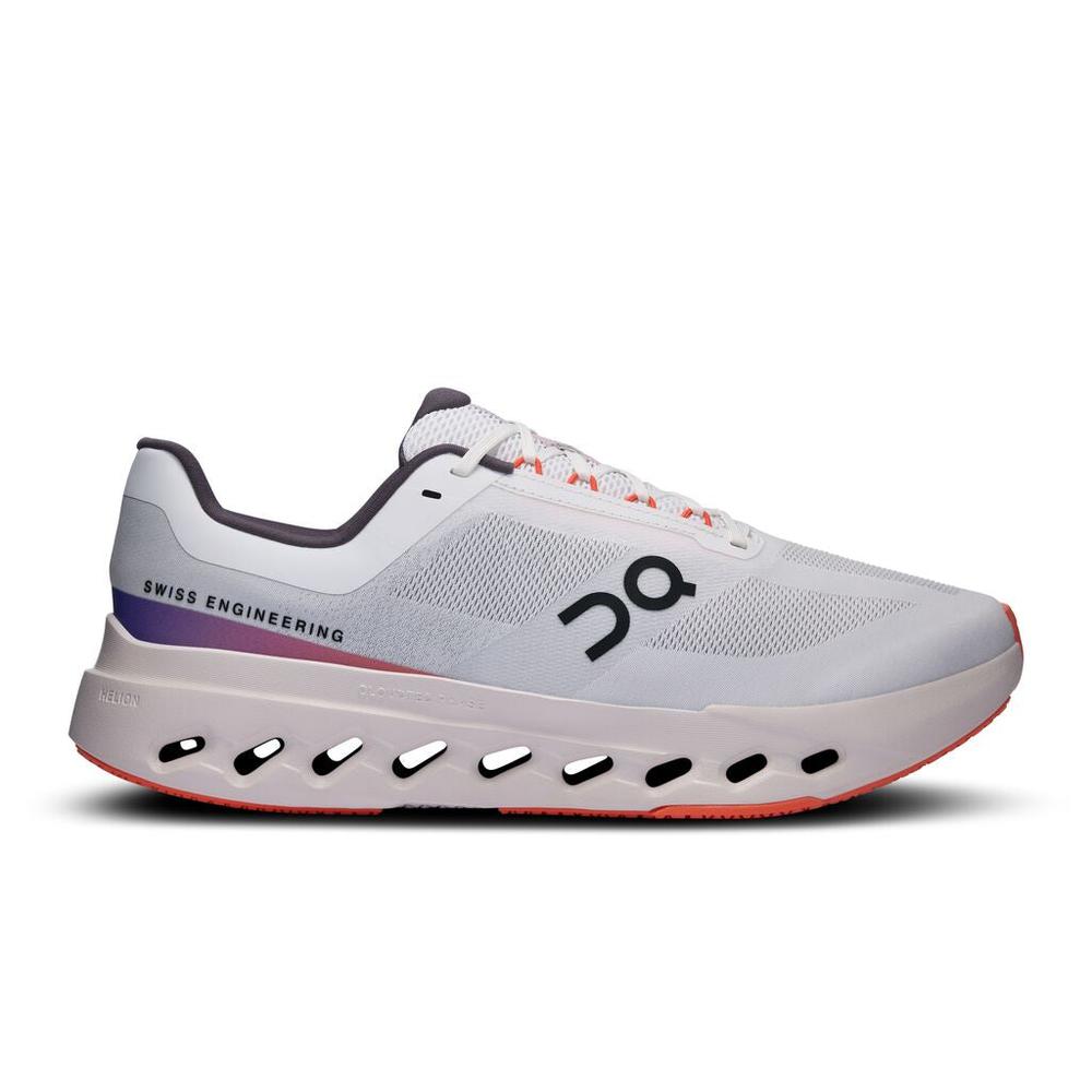 ON Men's Cloudsurfer Next - White-Flame - 3ME30020256