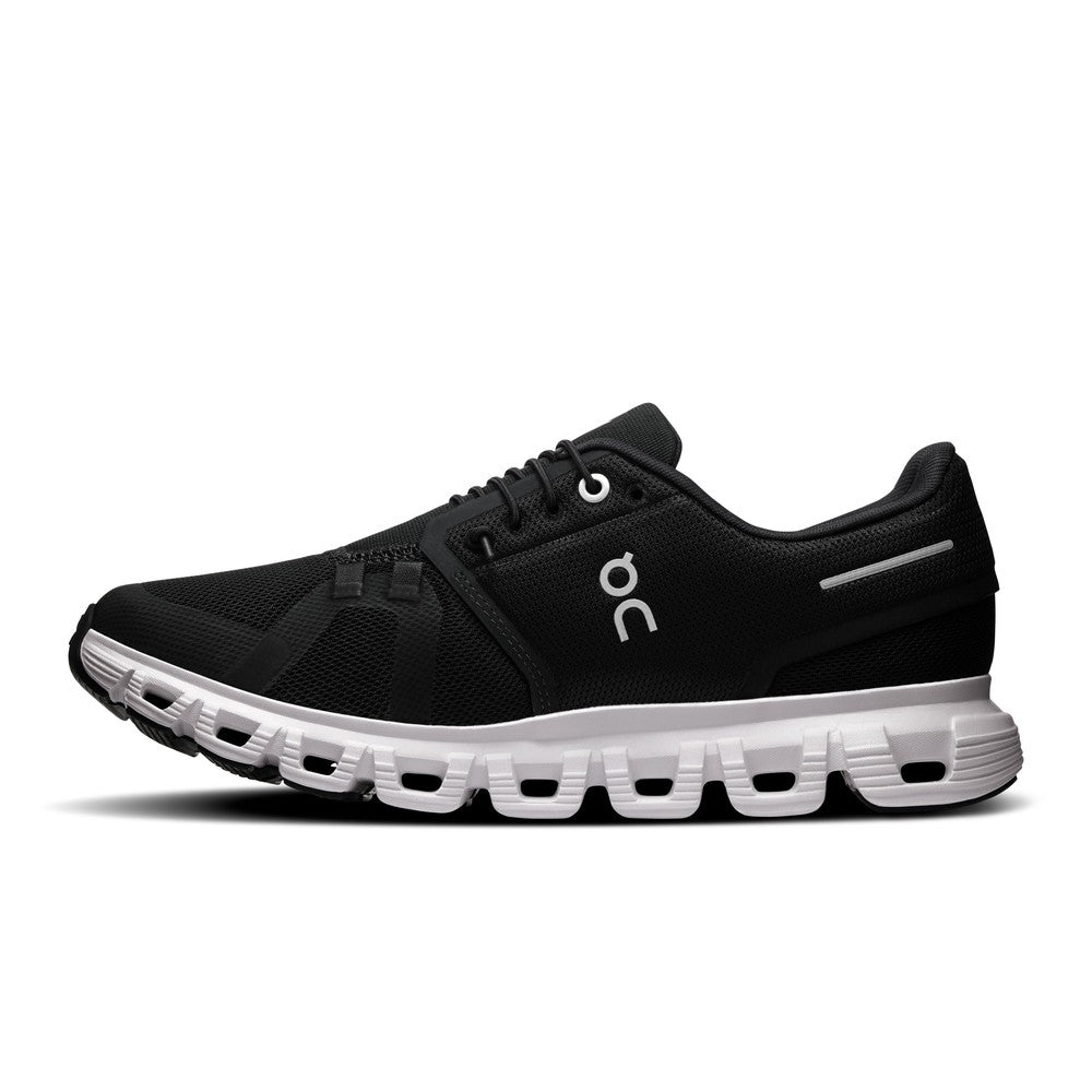 ON Women's Cloud 6 Black-White - 3WF10060299