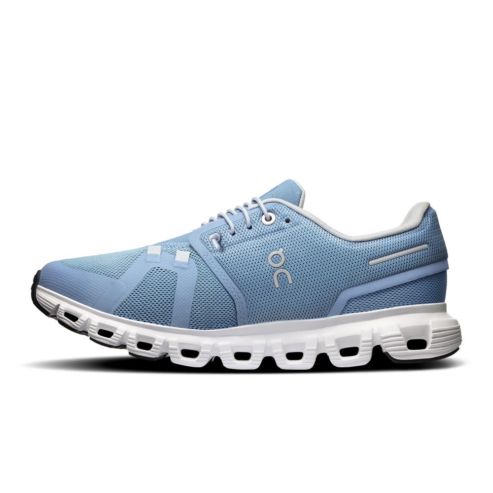 ON Women's Cloud 6 - Chambray/White - 3WF10061508