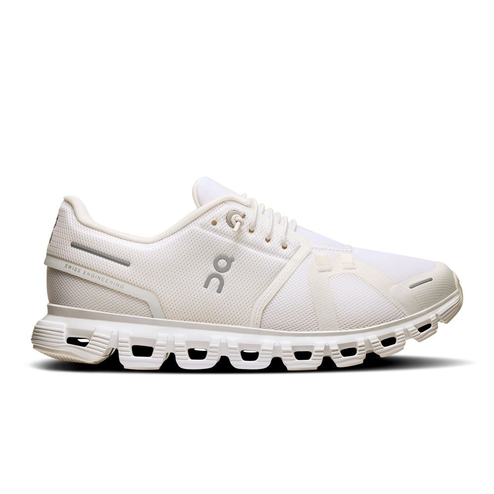 ON Women's Cloud 6 White-White - 3WF10061200