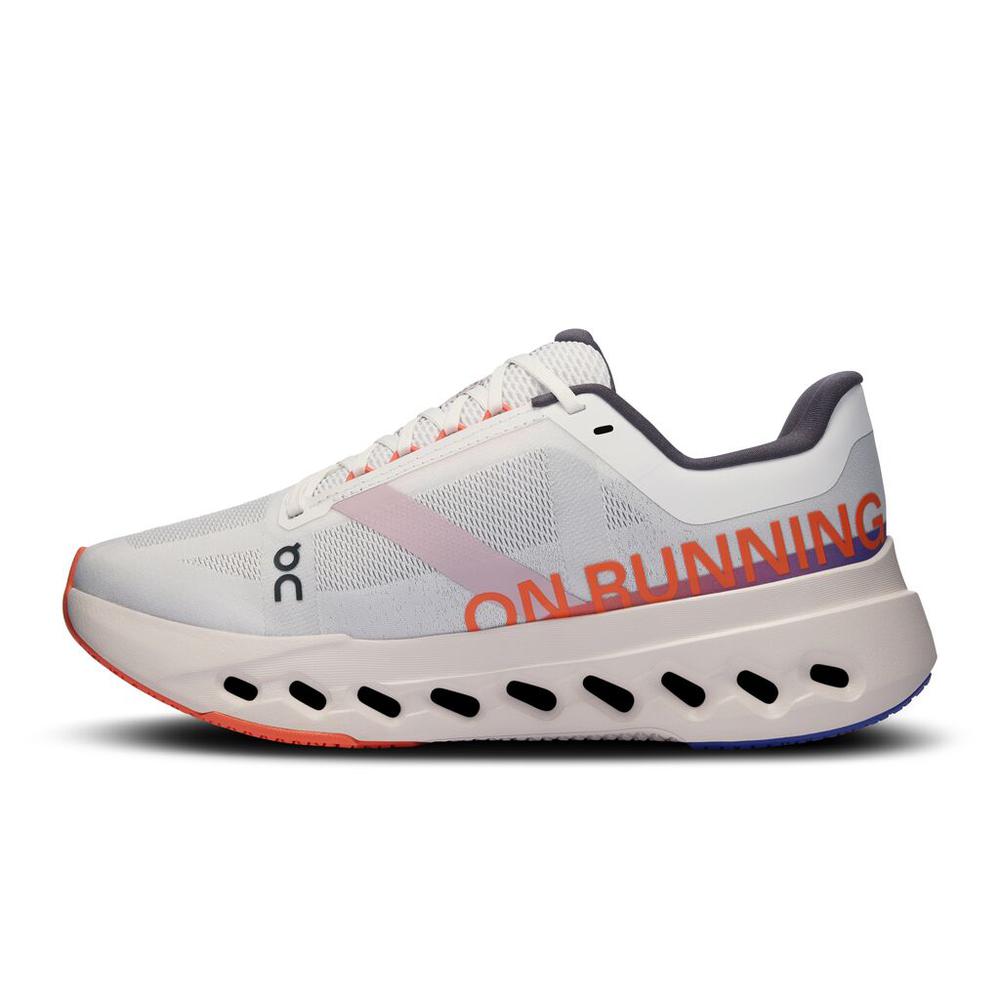 ON Women's Cloudsurfer Next - White-Flame - 3WE30050256